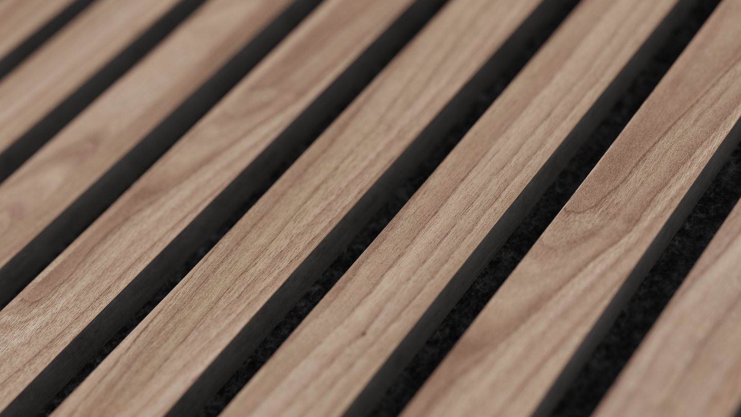 Walnut Acoustic Wood Panel Sample