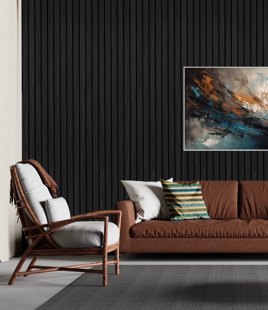 Midnight Black Acoustic Luxe Grand Panel