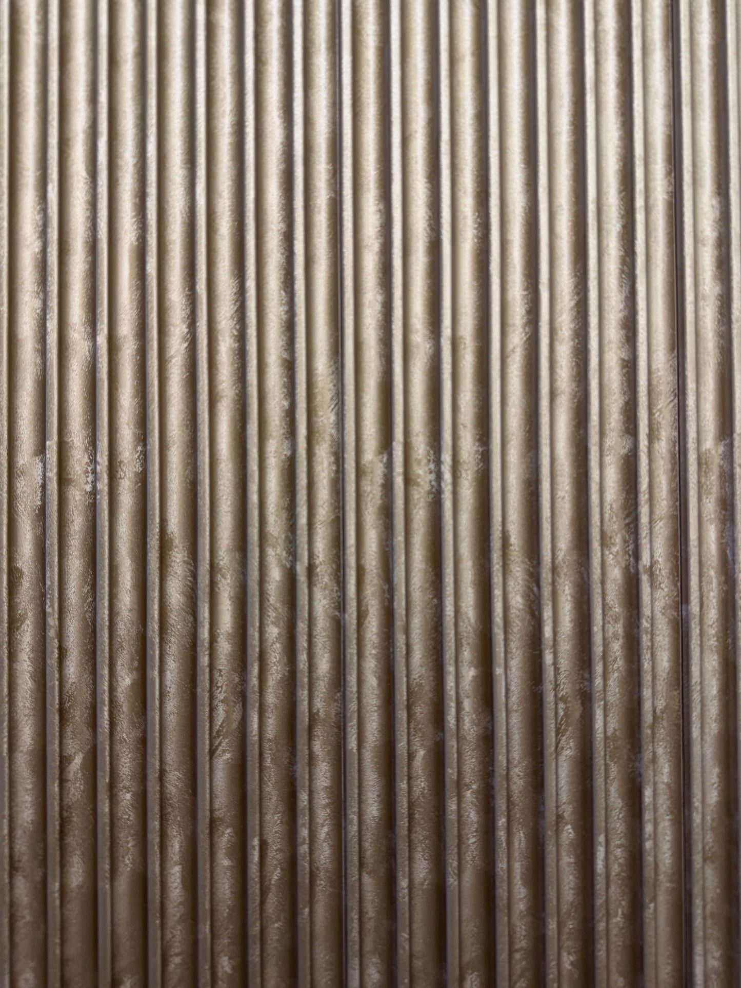 Concave Venetian Wall Panels - Luxe Gold (Venetian) Sample
