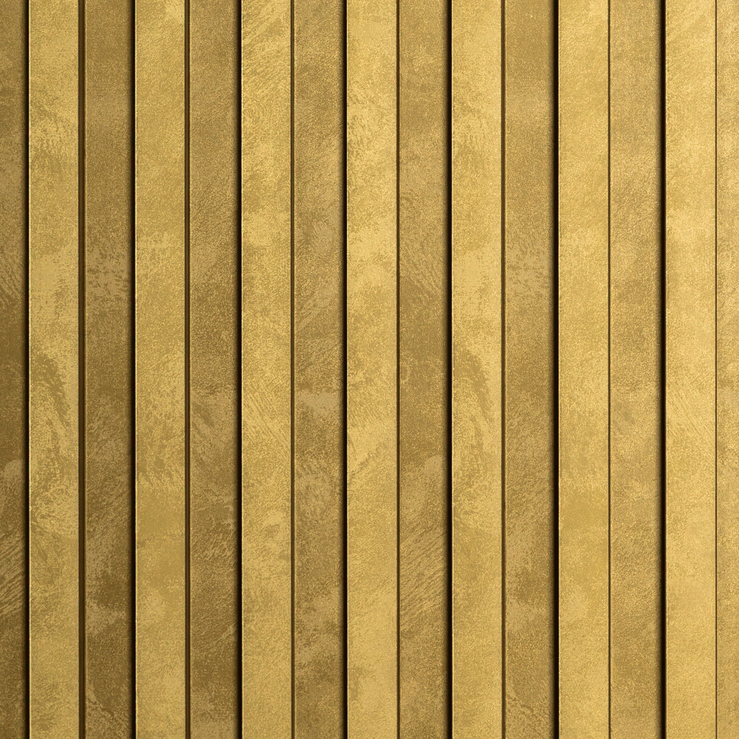 Square Fluted Slat Wall Panels - Luxe Gold (Venetian) Sample