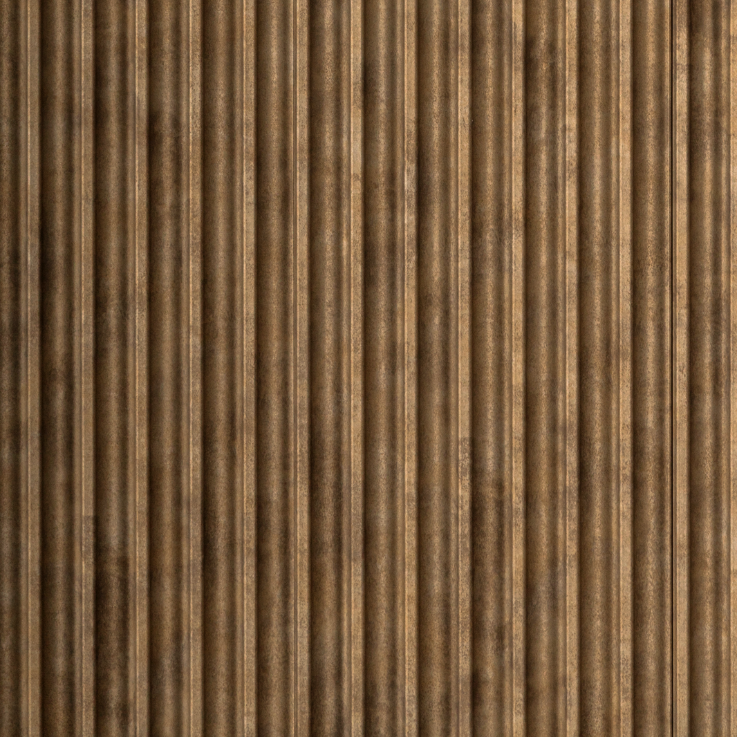 Concave Venetian Wall Panels - Tuscan Bronze