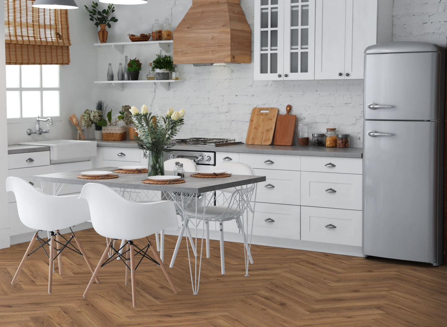 Lignum Fusion Premium Robust Fumed Oak Herringbone