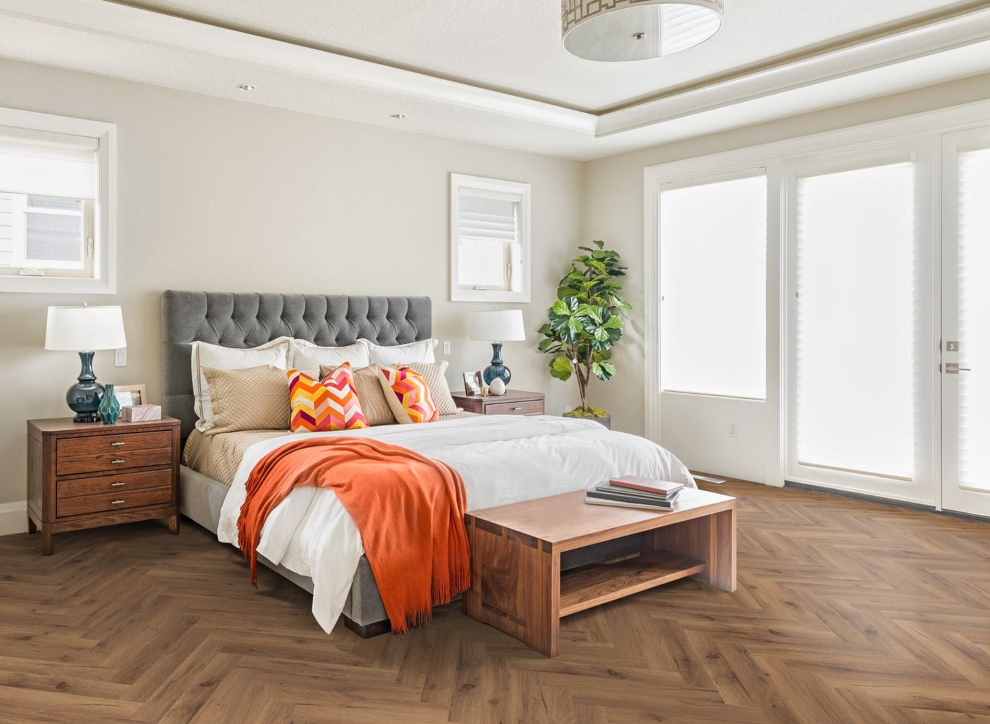 Lignum Fusion Premium Robust Fumed Oak Herringbone