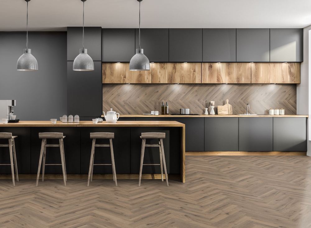 Lignum Core Mocha Oak Herringbone