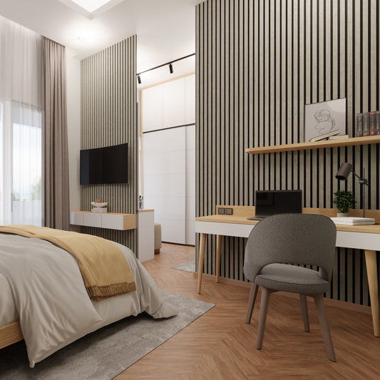 Grey Oak Acoustic Wood Panel