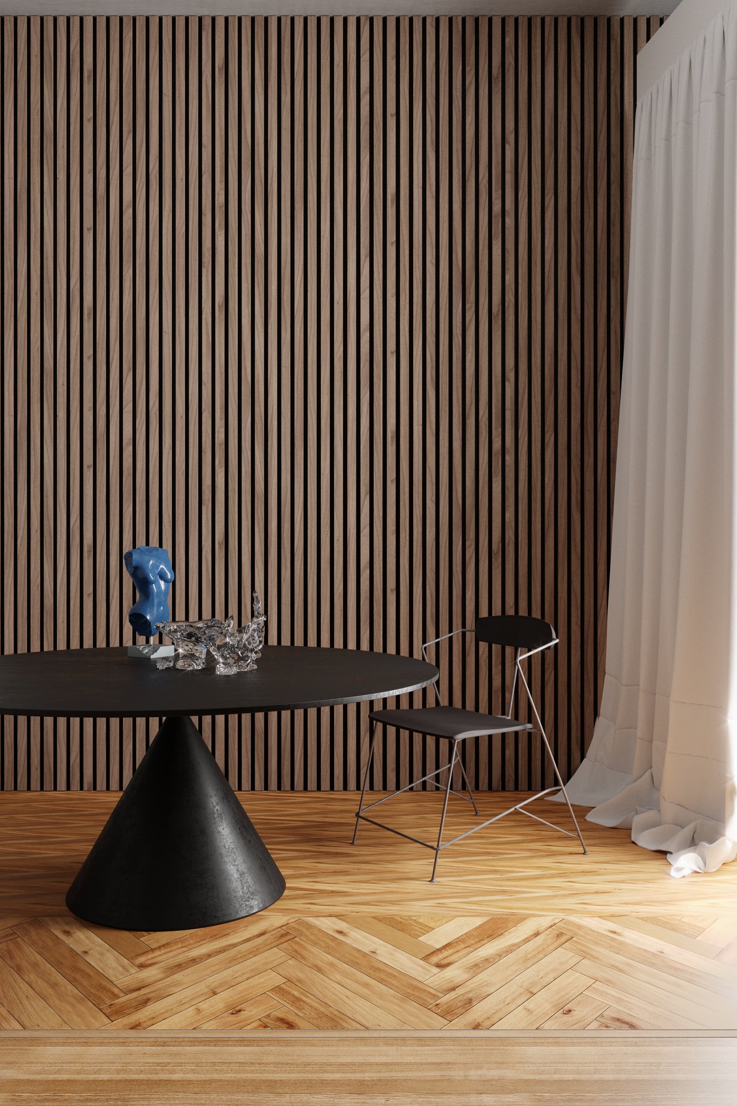 Walnut Acoustic Wood Panel