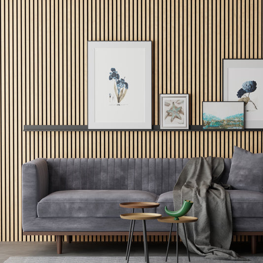 Washed Oak Acoustic Wood Panel