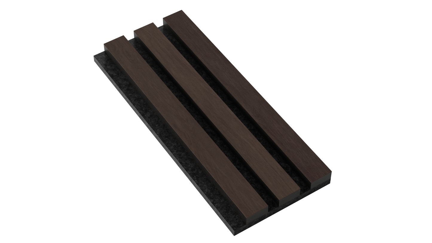 Smoked Oak Acoustic Wood Panel Sample