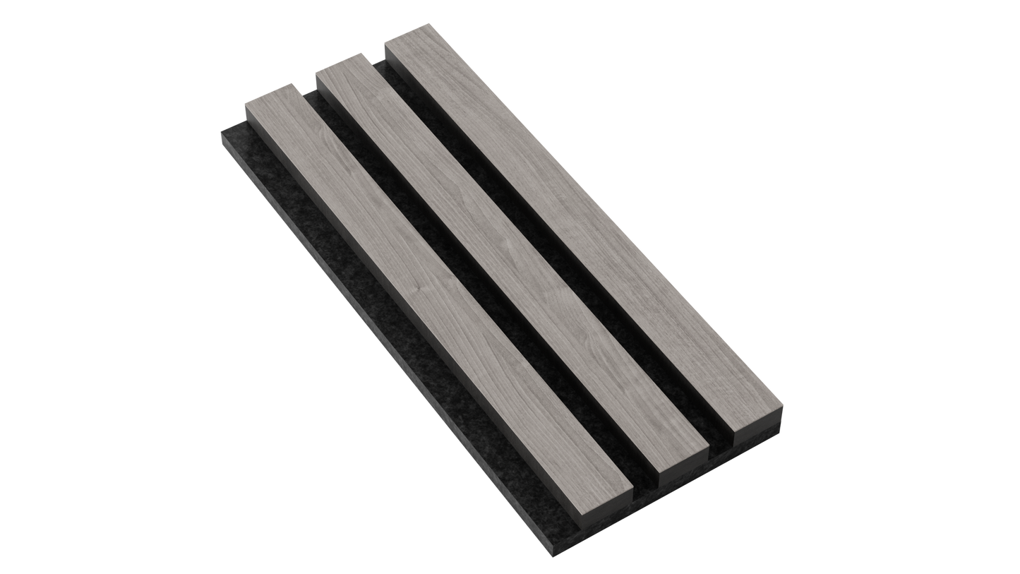 Grey Oak Acoustic Wood Panel Sample