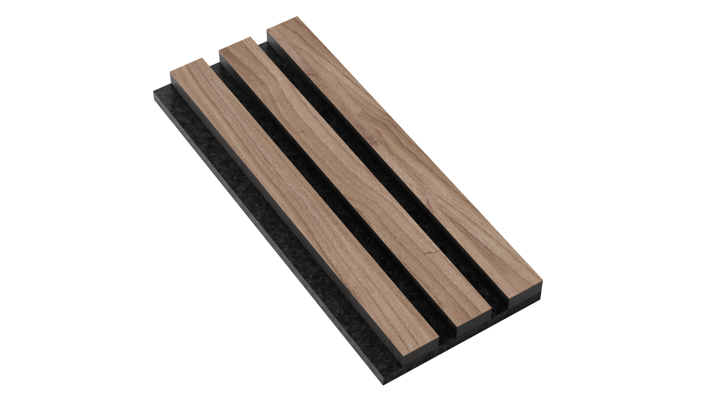Walnut Acoustic Wood Panel Sample