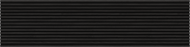 Midnight Black Acoustic Wood Panel Sample