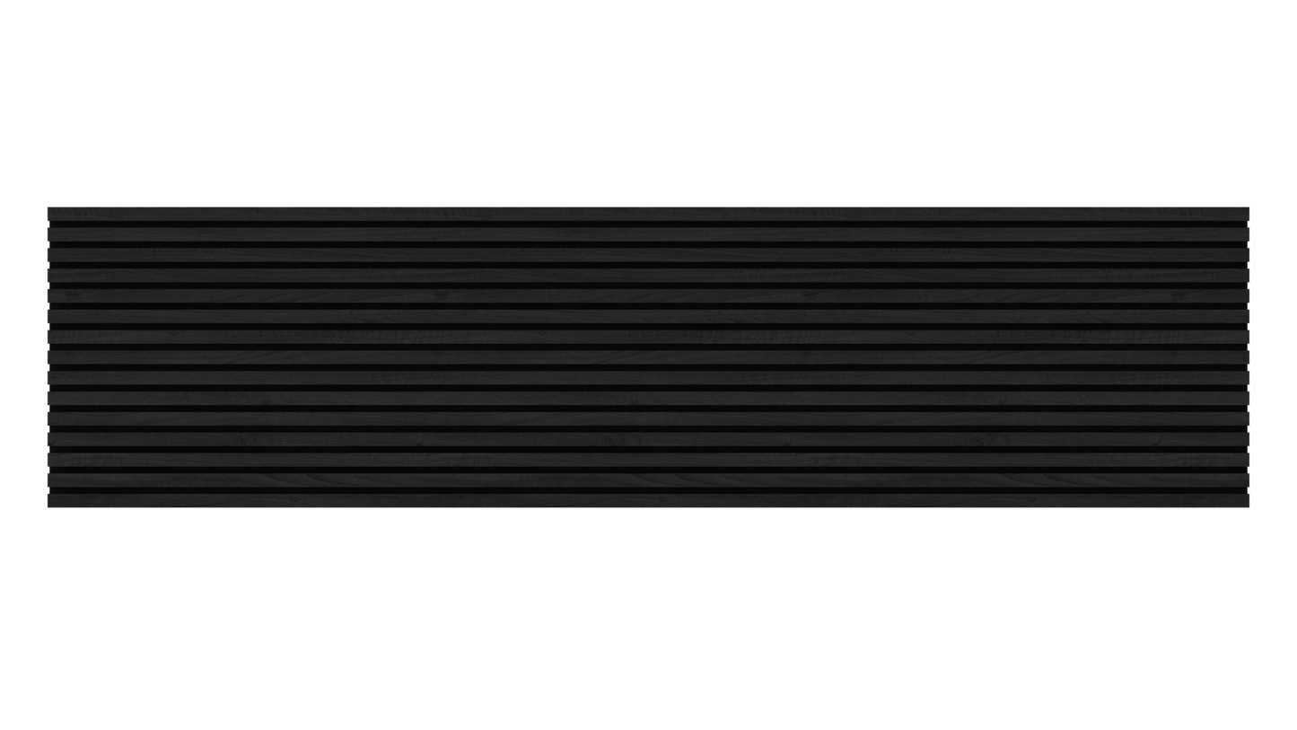 Midnight Black Acoustic Wood Panel