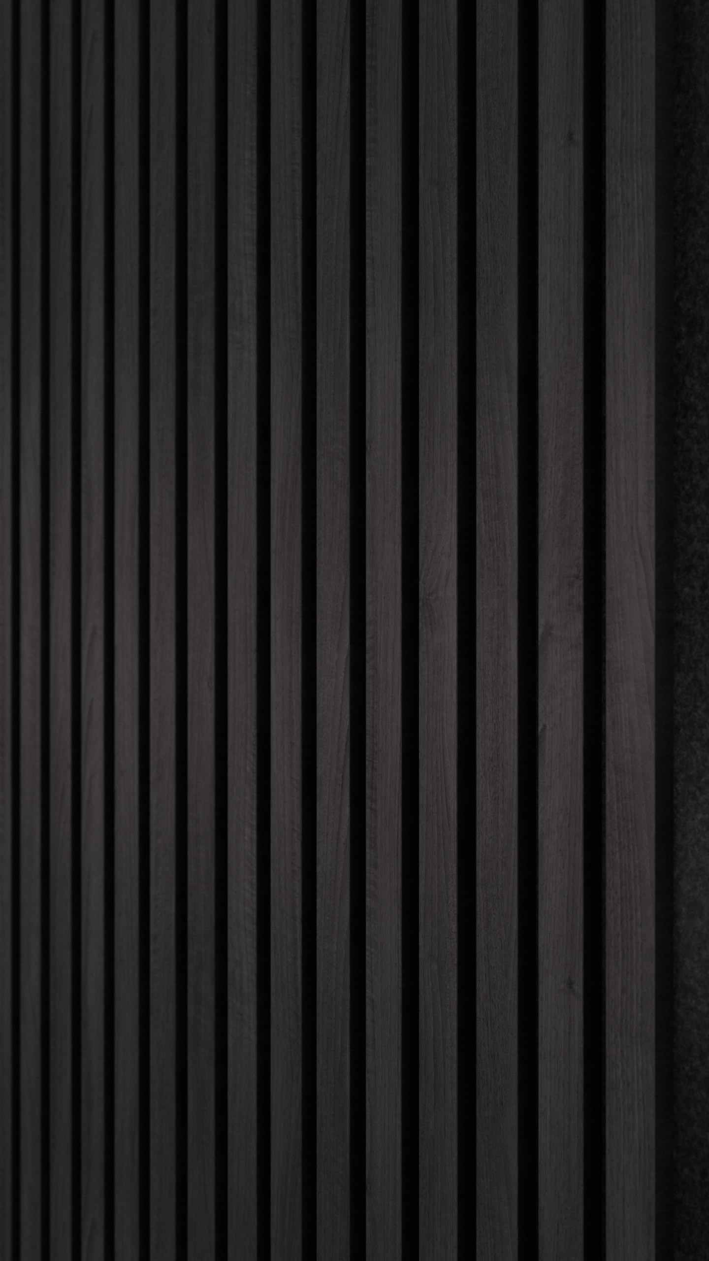 Midnight Black Acoustic Wood Panel