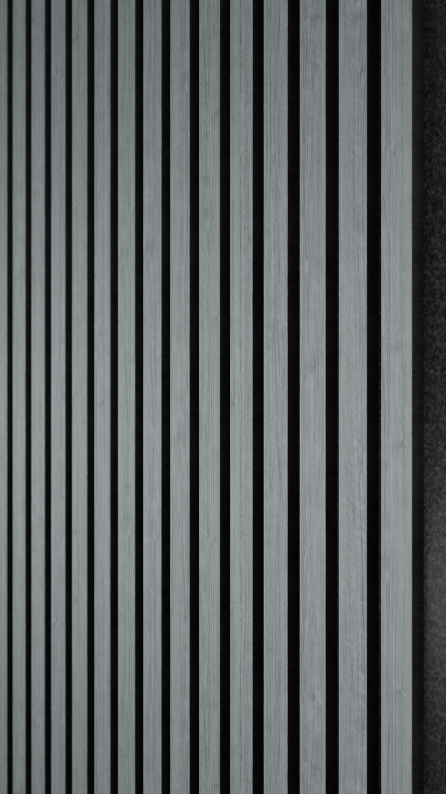 Contemporary Grey Acoustic Slat Wall Panel | Modern Grey Oak Veneer