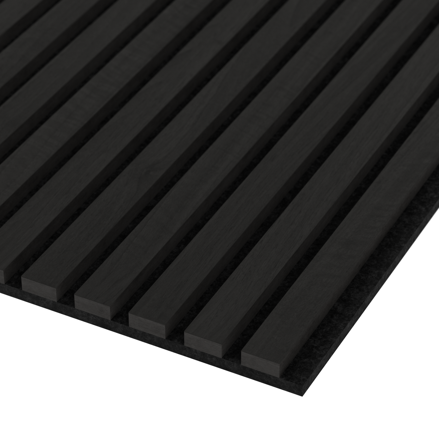 Midnight Black Acoustic Wood Panel