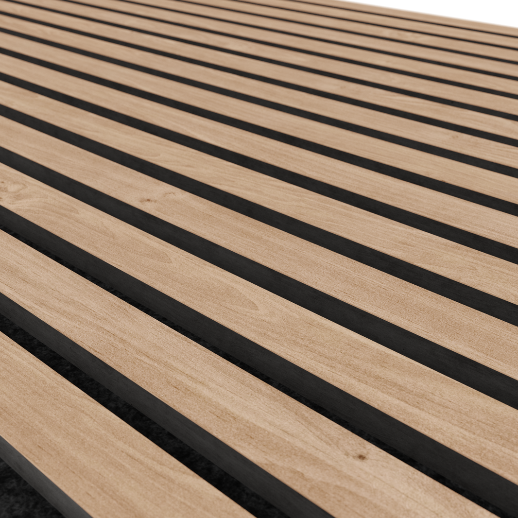 Rustic Antique Oak Acoustic Wood Panel Sample