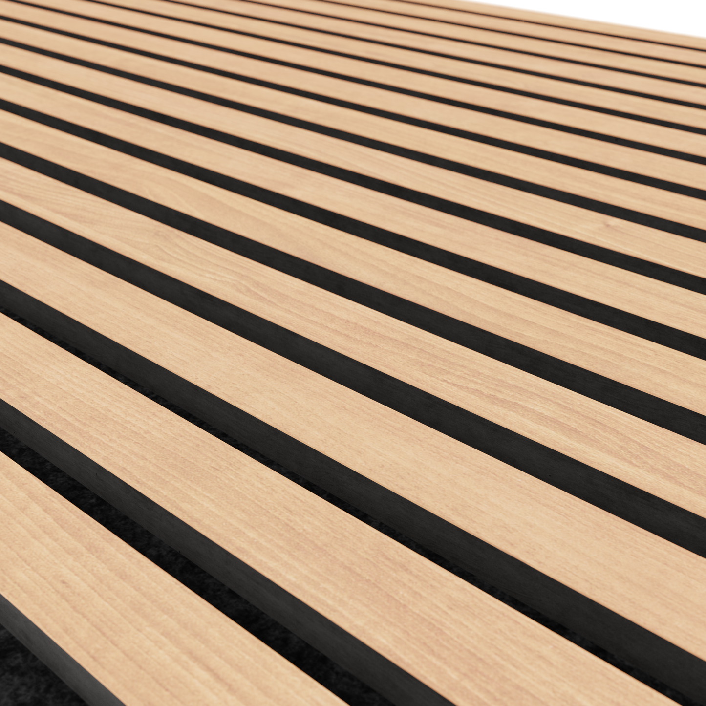 Classic Oak Acoustic Slat Wall Panel | Real Wood Veneer