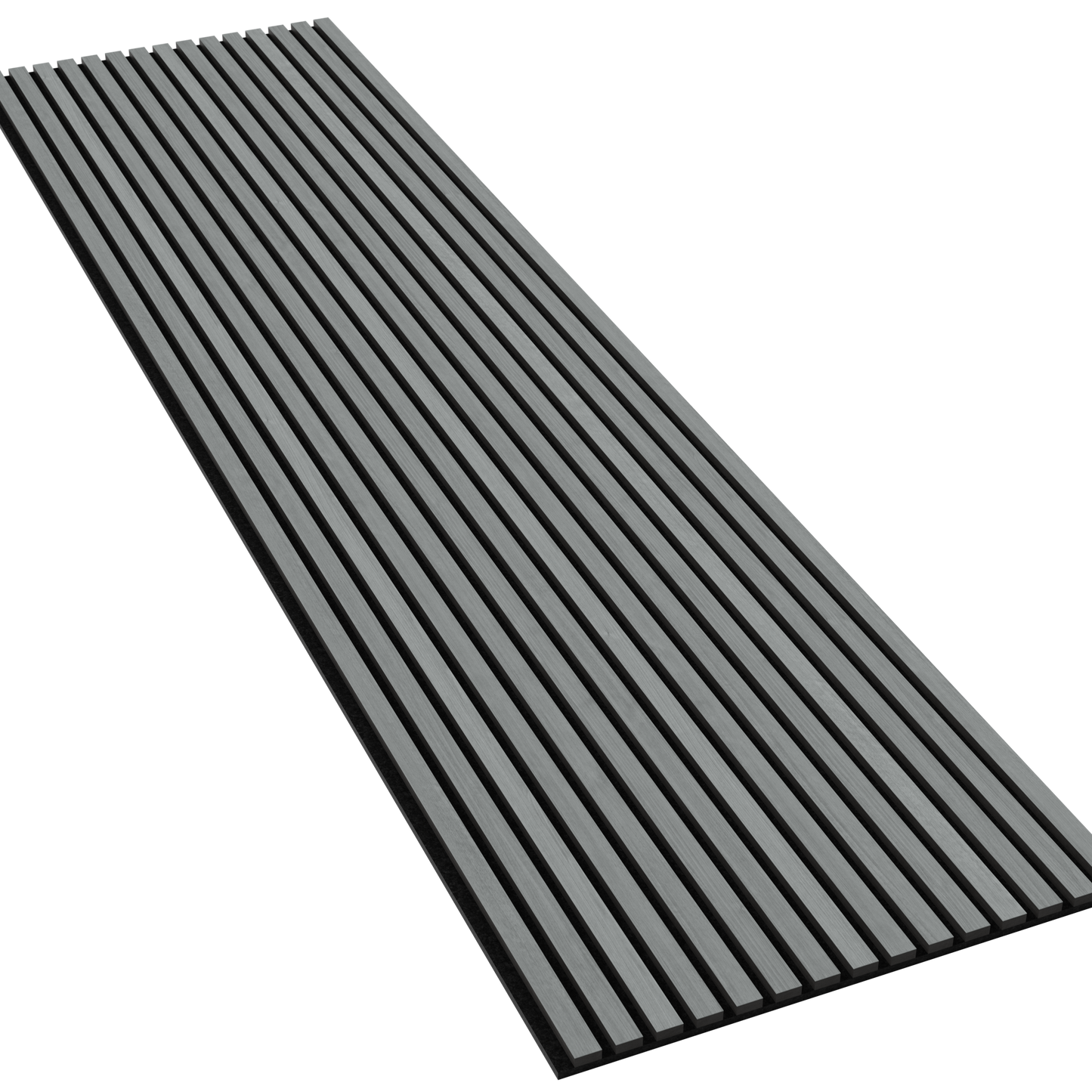 Contemporary Grey Acoustic Slat Wall Panel | Modern Grey Oak Veneer
