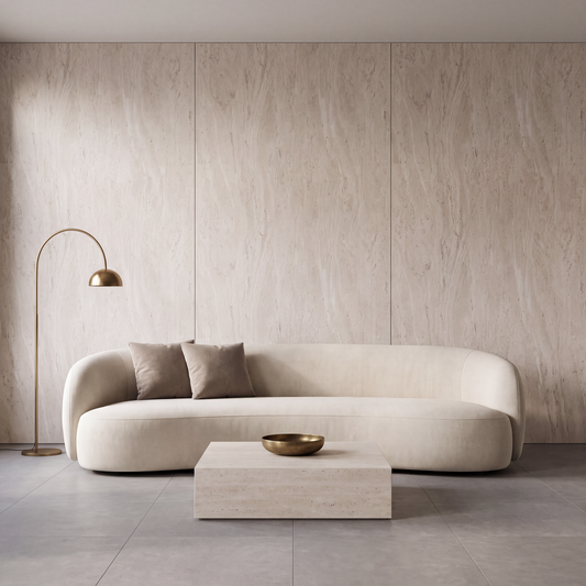 Flat Wall Panel — Capri Beige Travertine