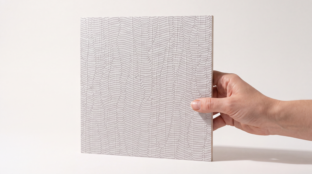 Flat Wall Panel — Ivory Ripple