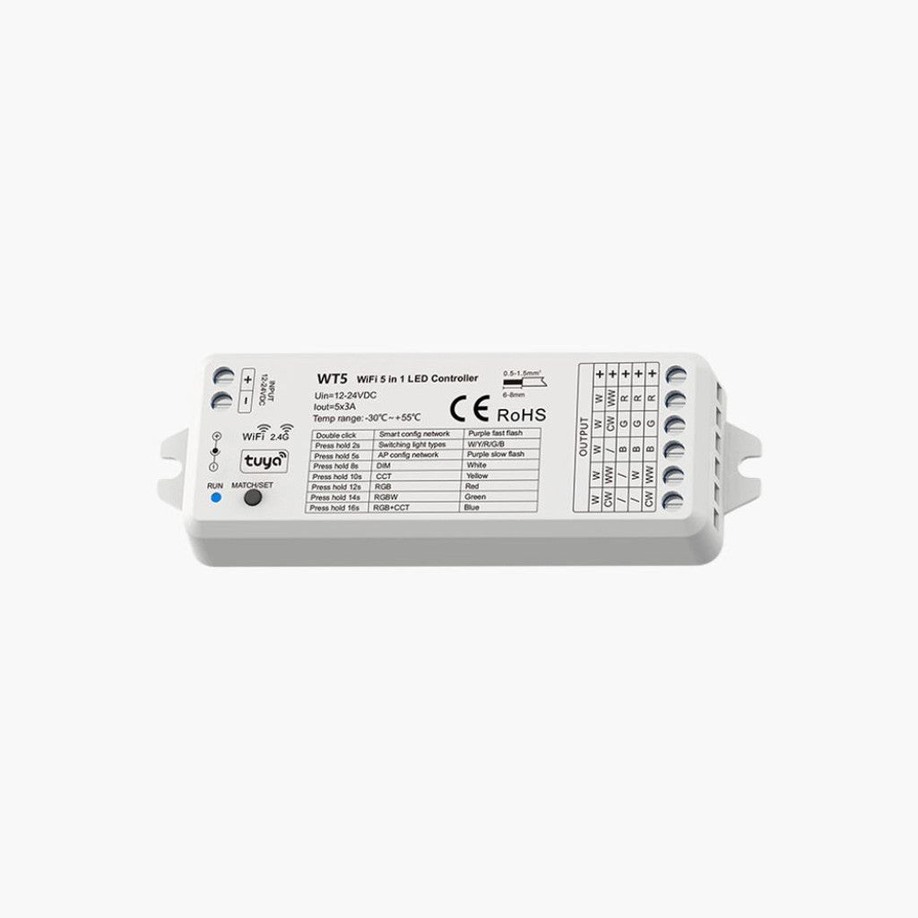Smart Home 5-in-1 Wifi and 2.4GHz Wireless Receiver