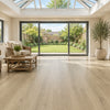 Nordvik Gotland Sand SPC vinyl flooring laid in a room