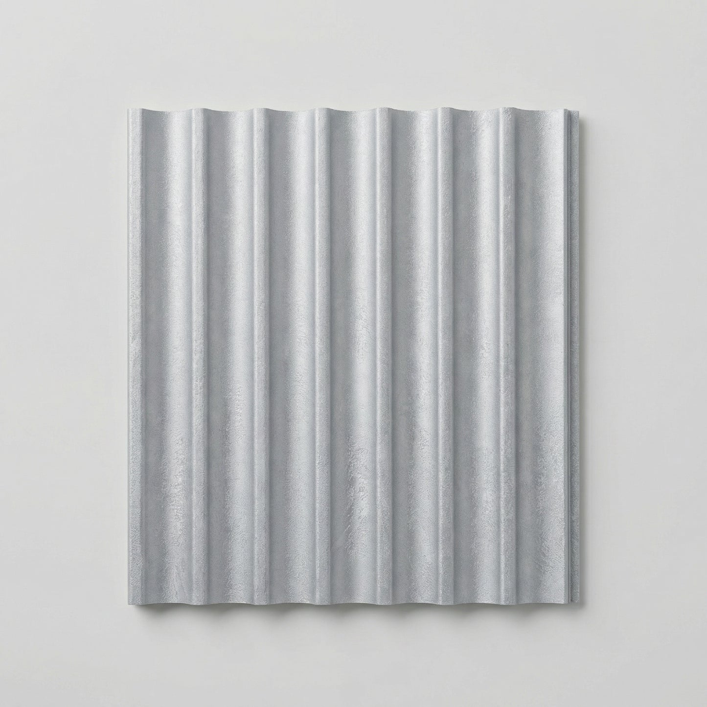 Concave Venetian Wall Panels - Silver Mist (Venetian) Sample