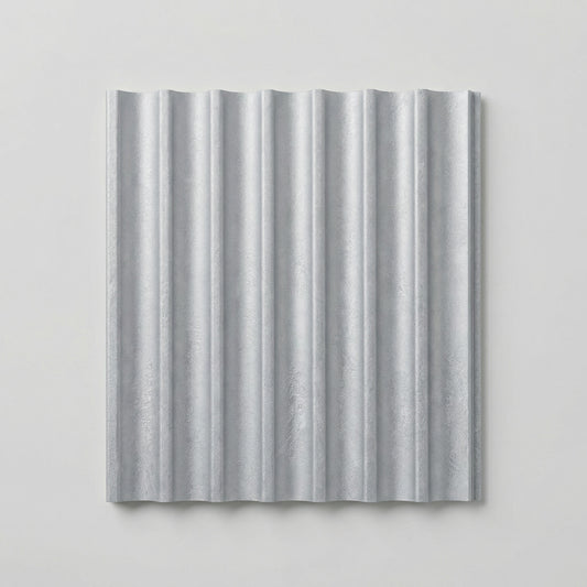 Concave Venetian Wall Panels - Silver Mist (Venetian) Sample