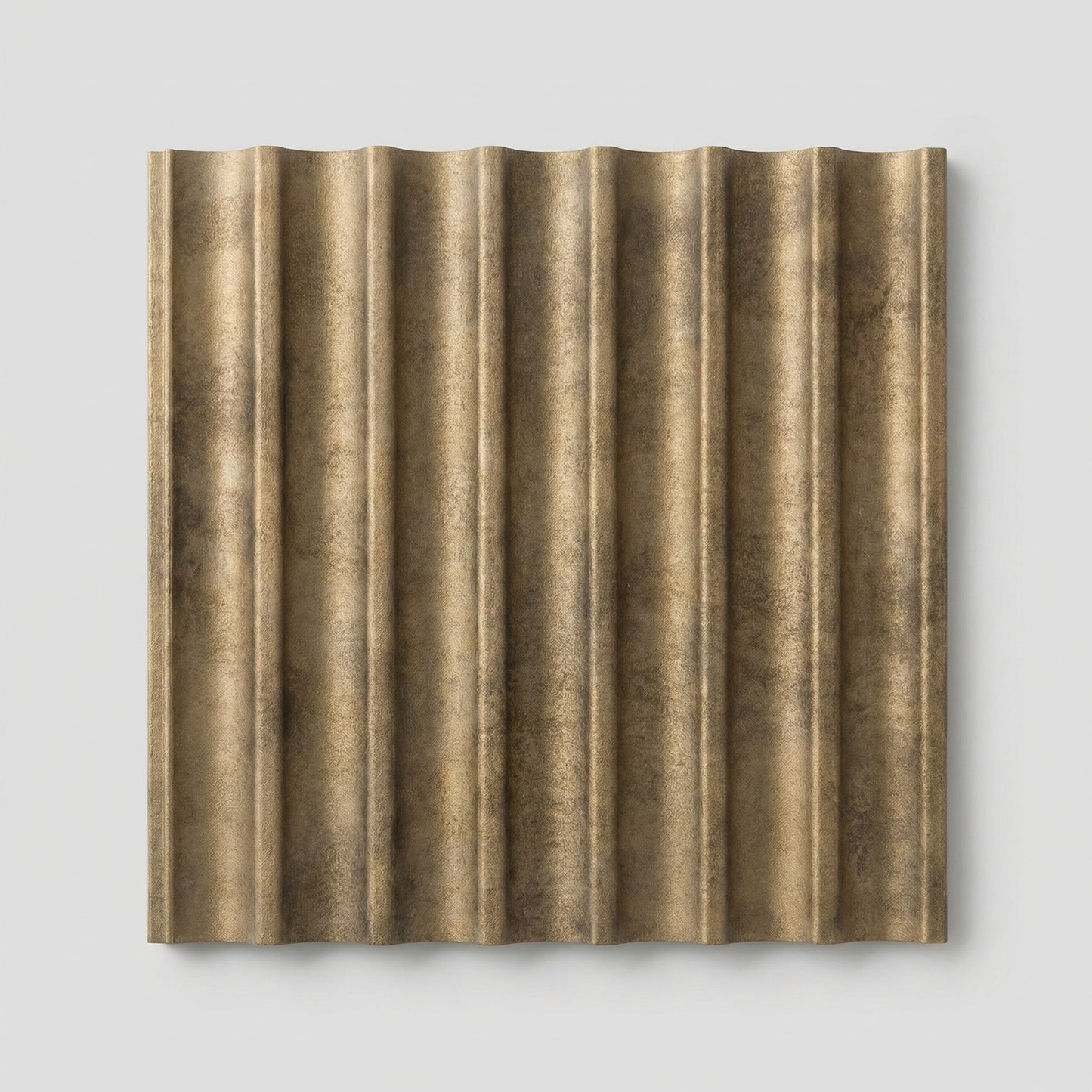 Concave Venetian Wall Panels - Tuscan Bronze Sample