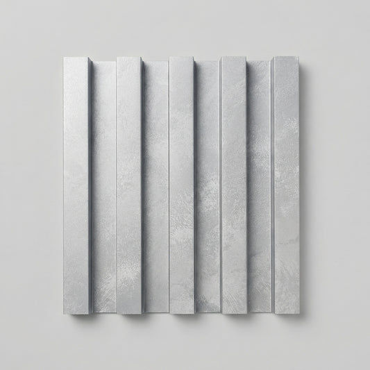 Square Venetian Wall Panels - Silver Mist (Venetian) Sample