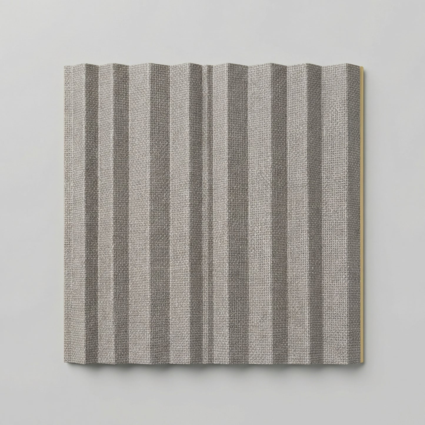 Triangle Flute Slat Wall Panels - Amalfi Cream Linen Sample
