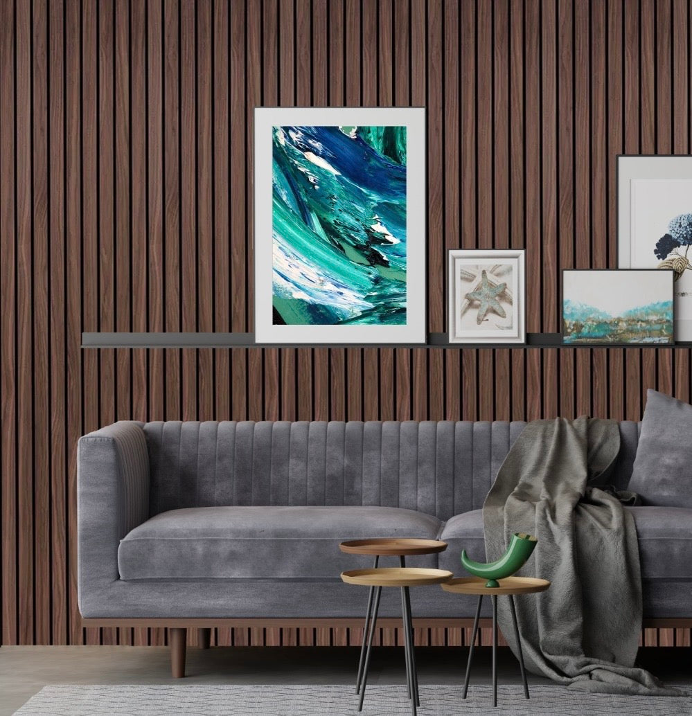 Walnut Acoustic Luxe Grand Wall Panel | Premium Walnut Veneer