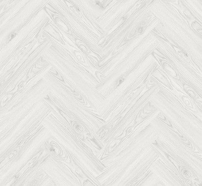 Snowflake Oak Herringbone Laminate Flooring 12mm