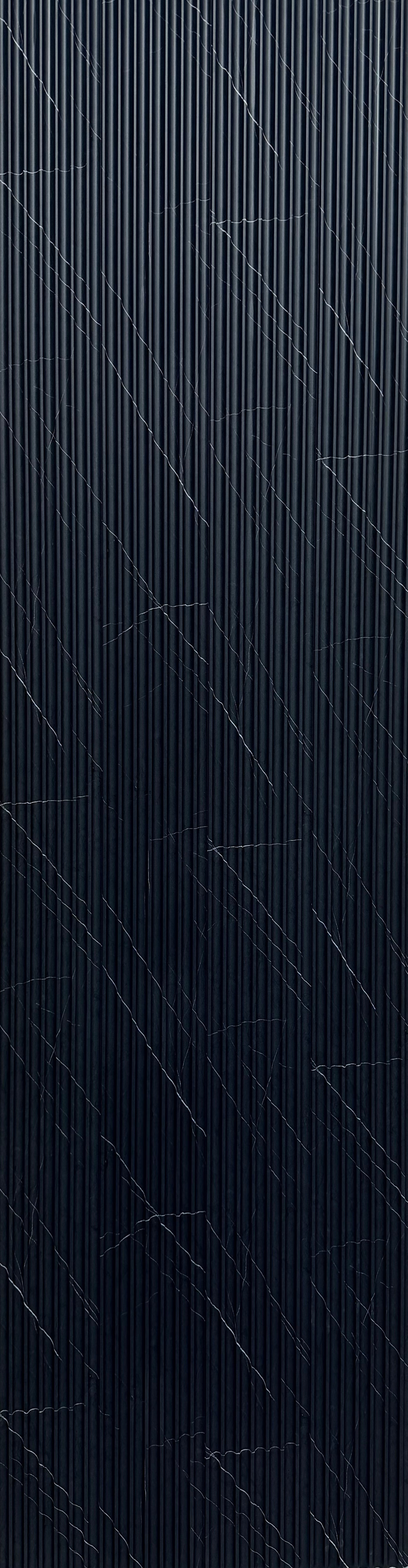 Concave Venetian Wall Panels - Nero Venato Sample