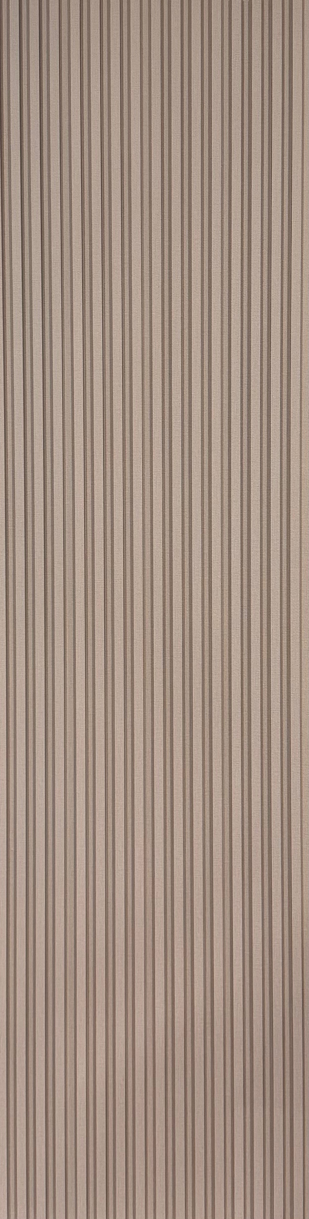 Concave fluted slat Wall Panels - Amalfi Cream Linen Sample