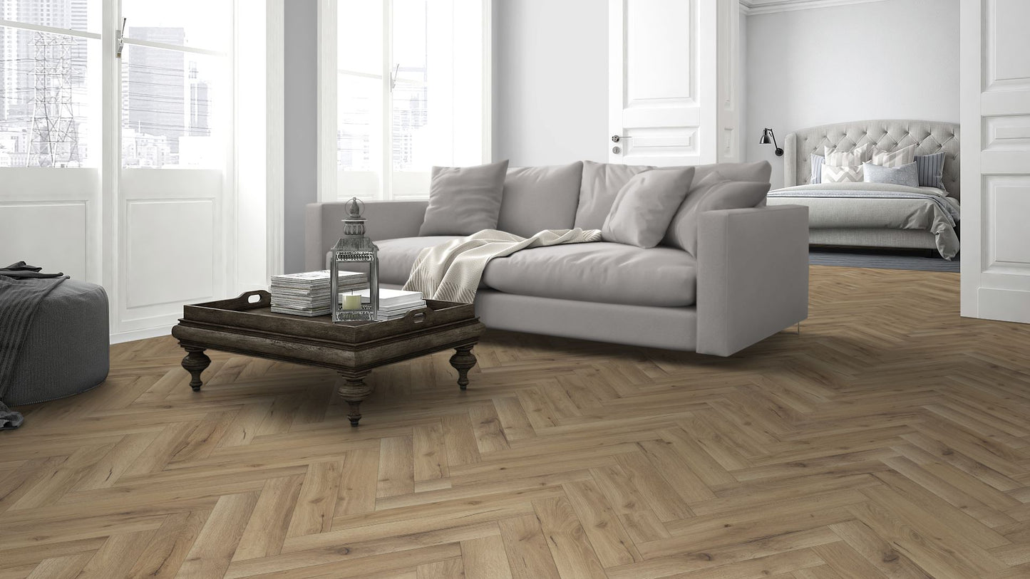 Lignum Fusion Premium Albany Oak Herringbone