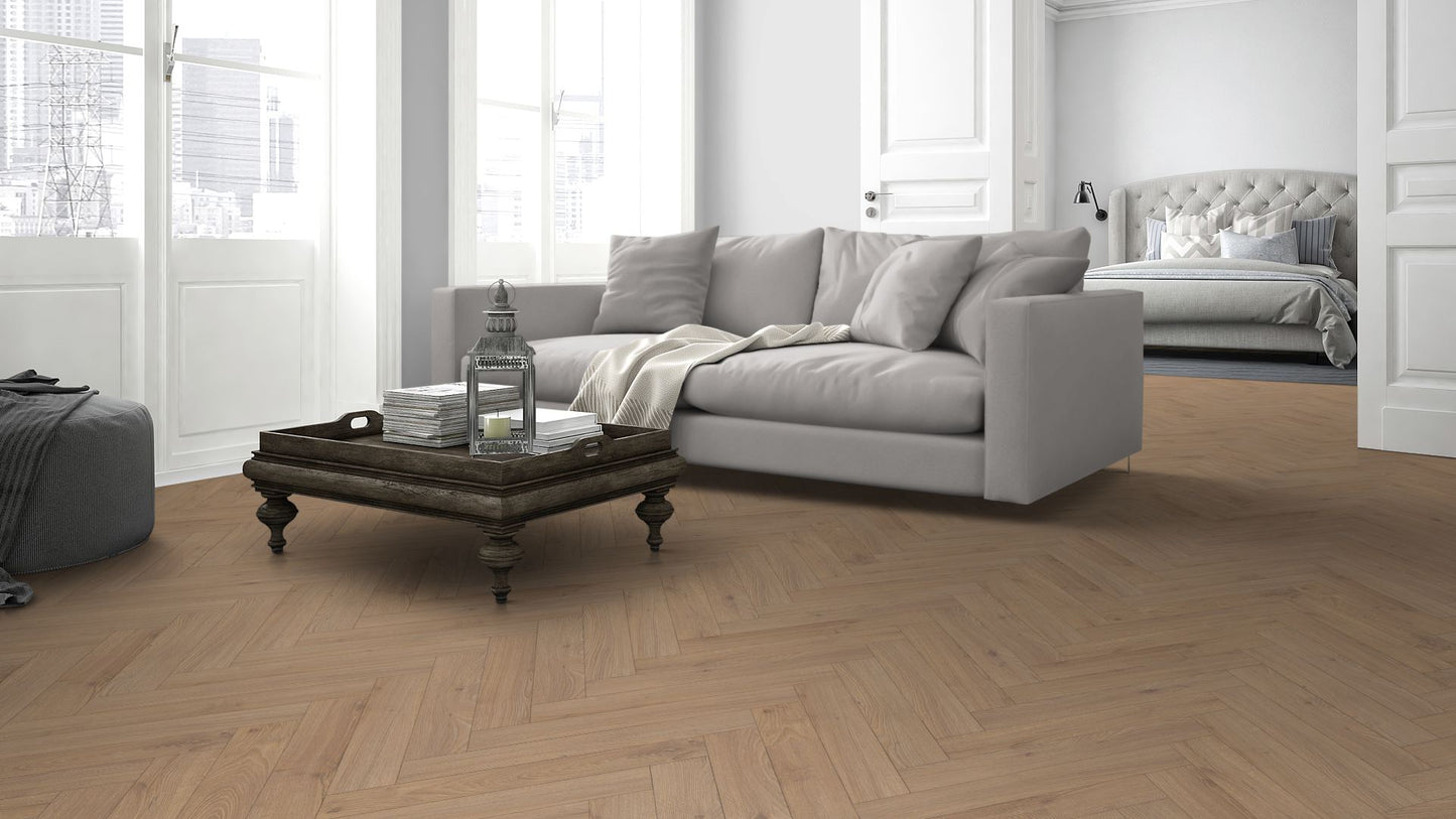 Lignum Fusion Premium Oregon Oak Herringbone