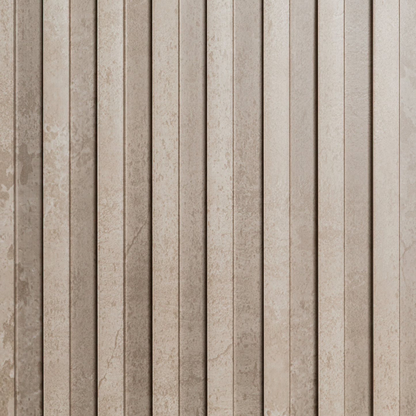 Square Fluted Slat Wall Panels - Verona Stone Sample