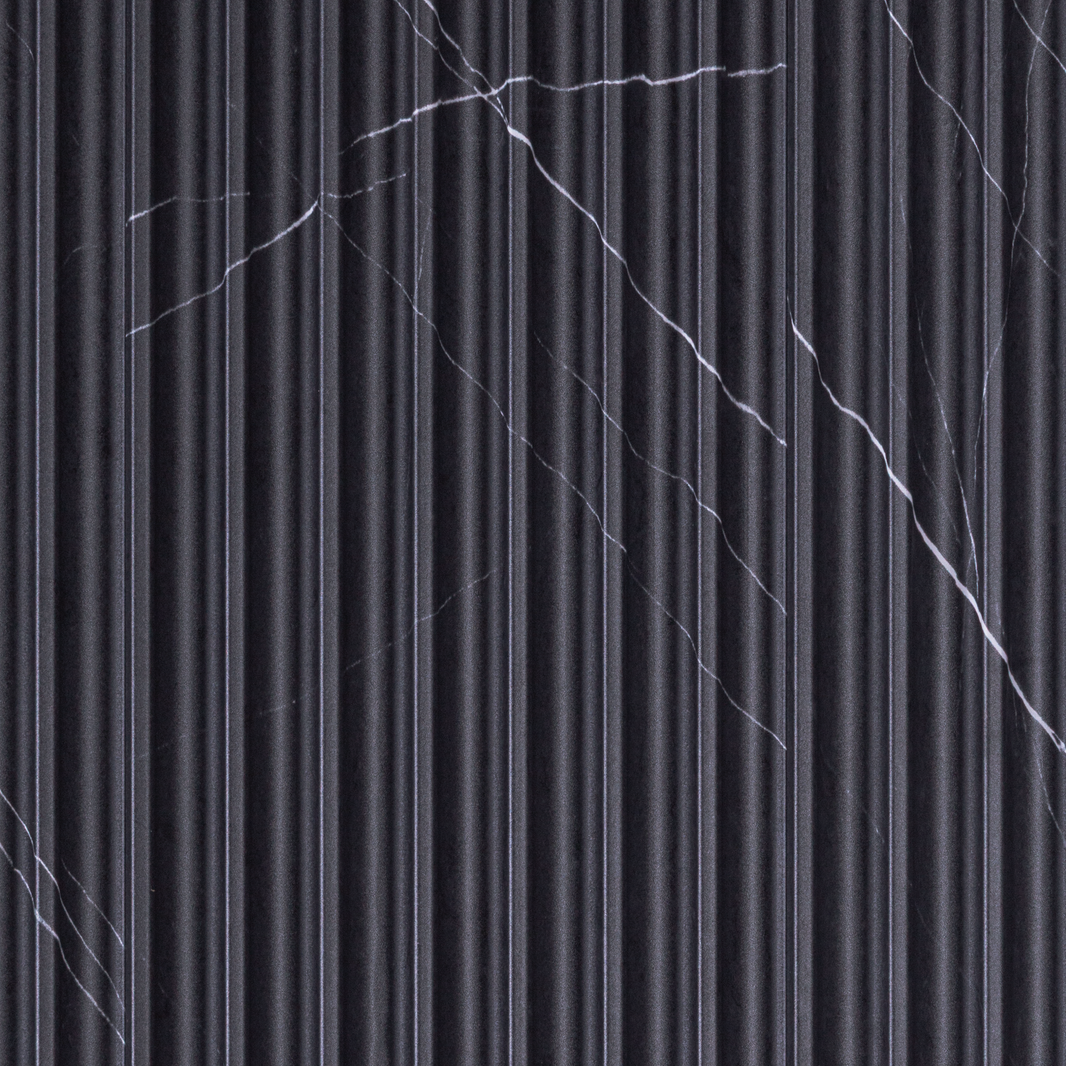Flute Venetian Wall Panels - Nero Venato