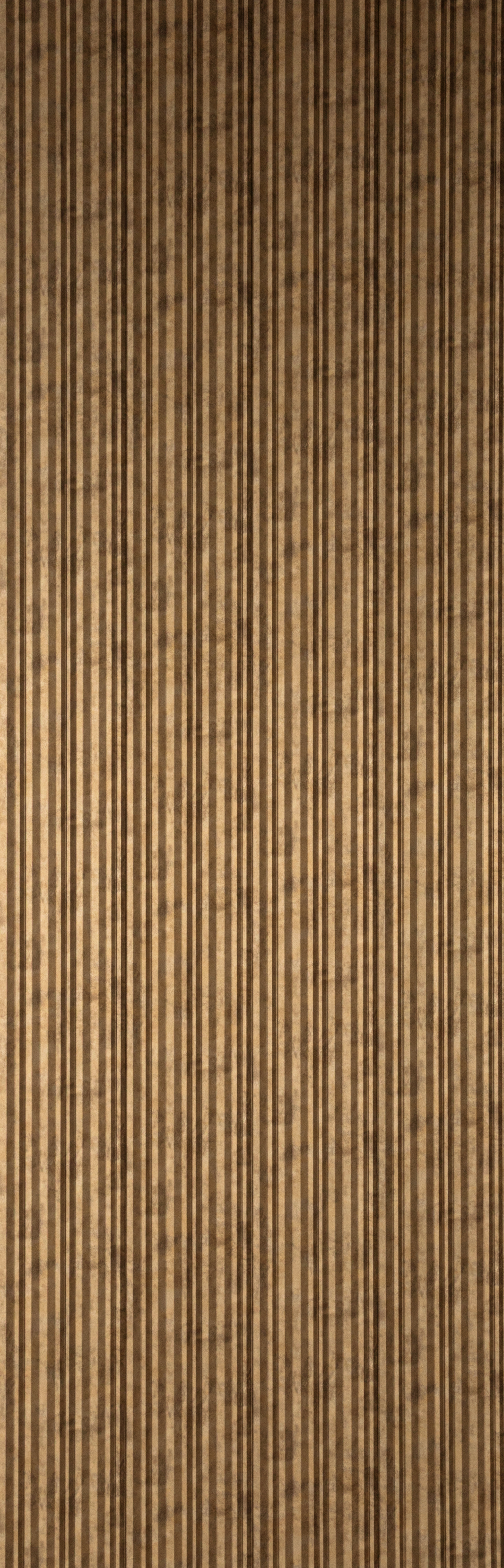 Triangle Flute Slatted Wall Panels - Tuscan Bronze Sample