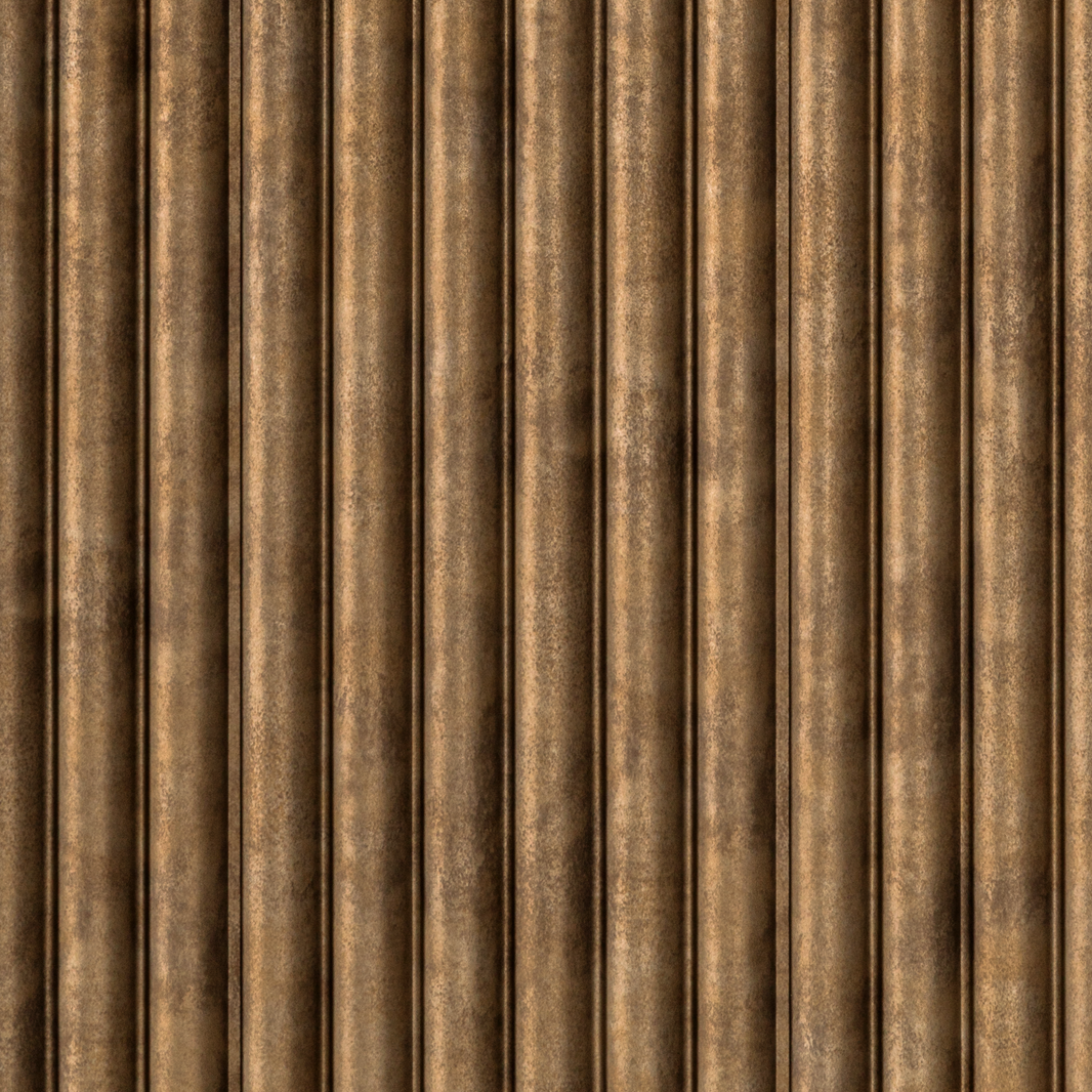 Flute Venetian Wall Panels - Tuscan Bronze