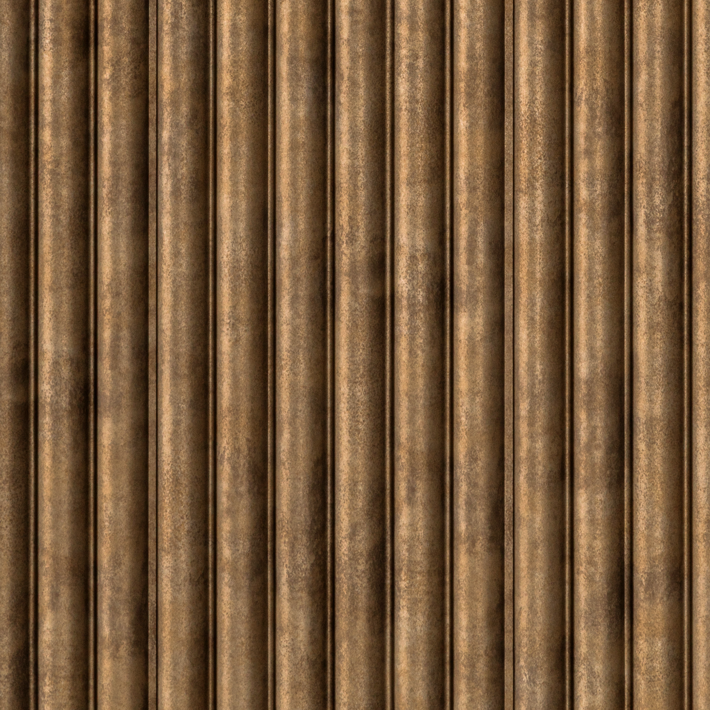 Flute Venetian Wall Panels - Tuscan Bronze Sample