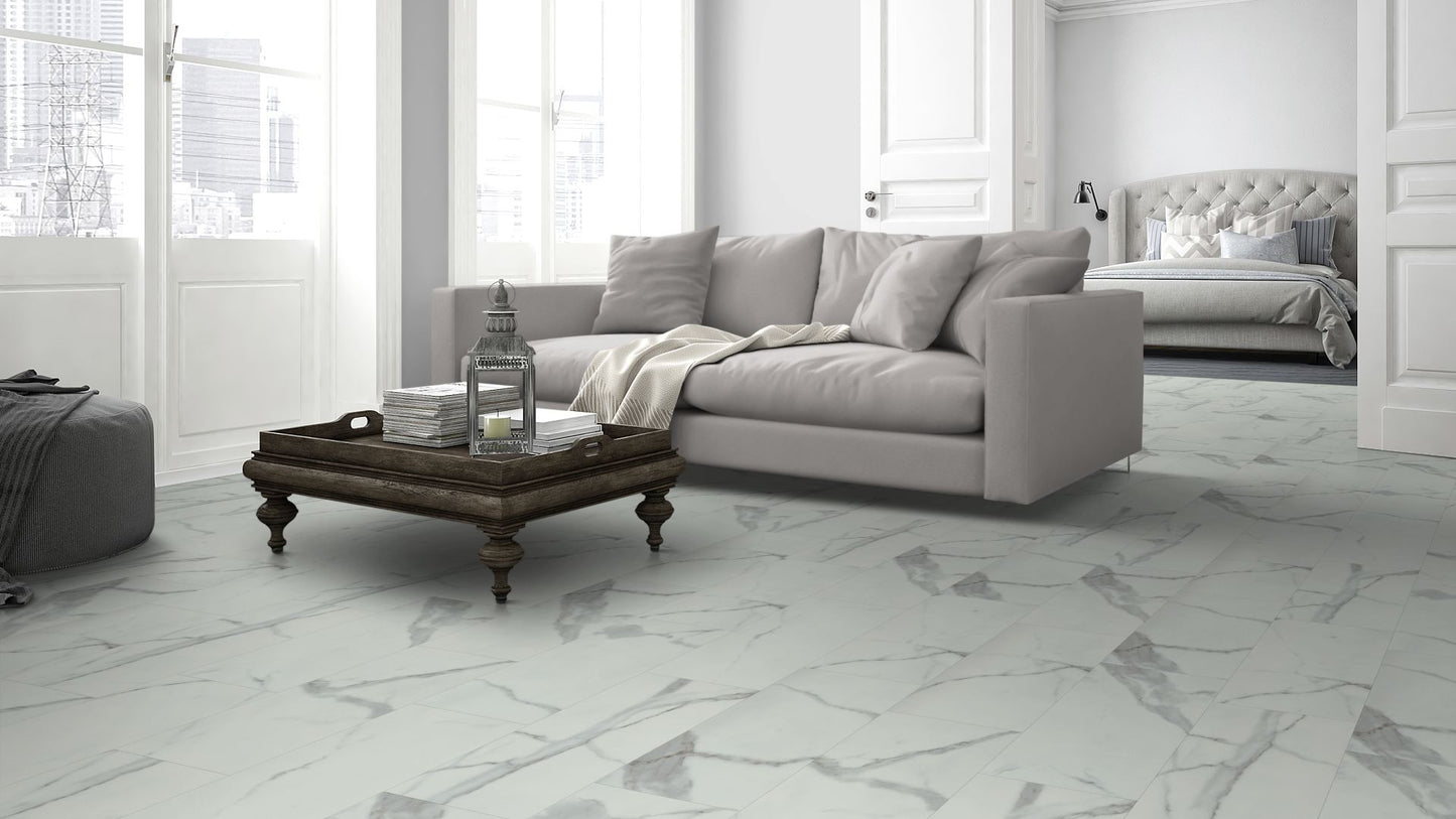 Carrara White Marble Matt