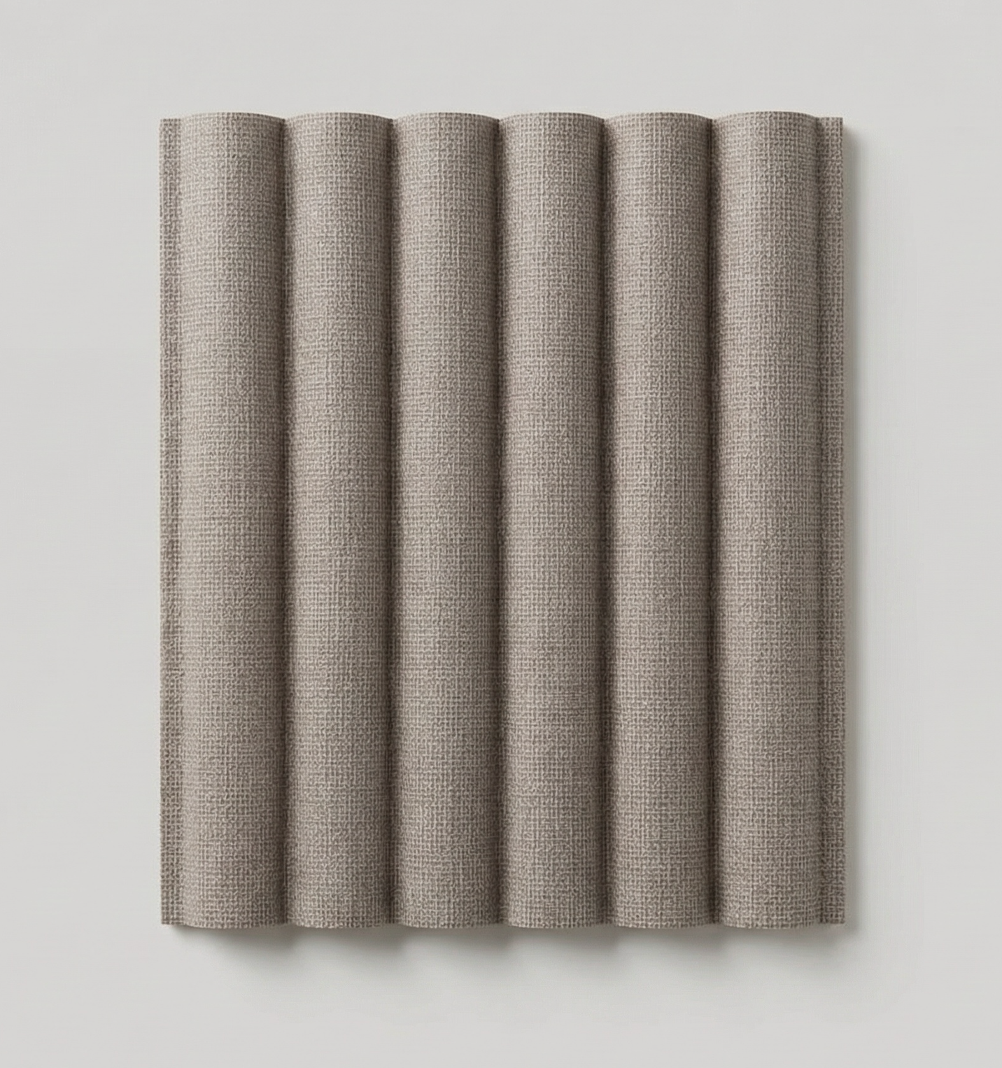 Flute Venetian Wall Panels - Amalfi Cream Linen Sample