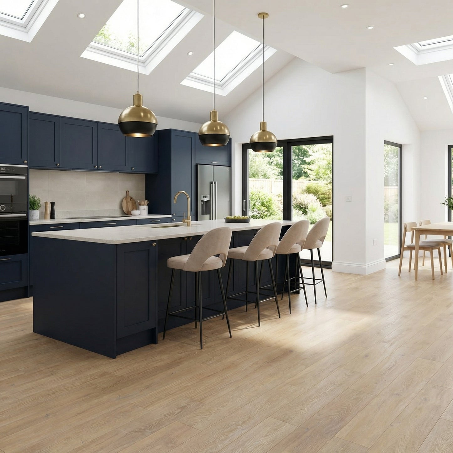 Laminate Flooring 10mm Built-In Underlay – Desert Oak