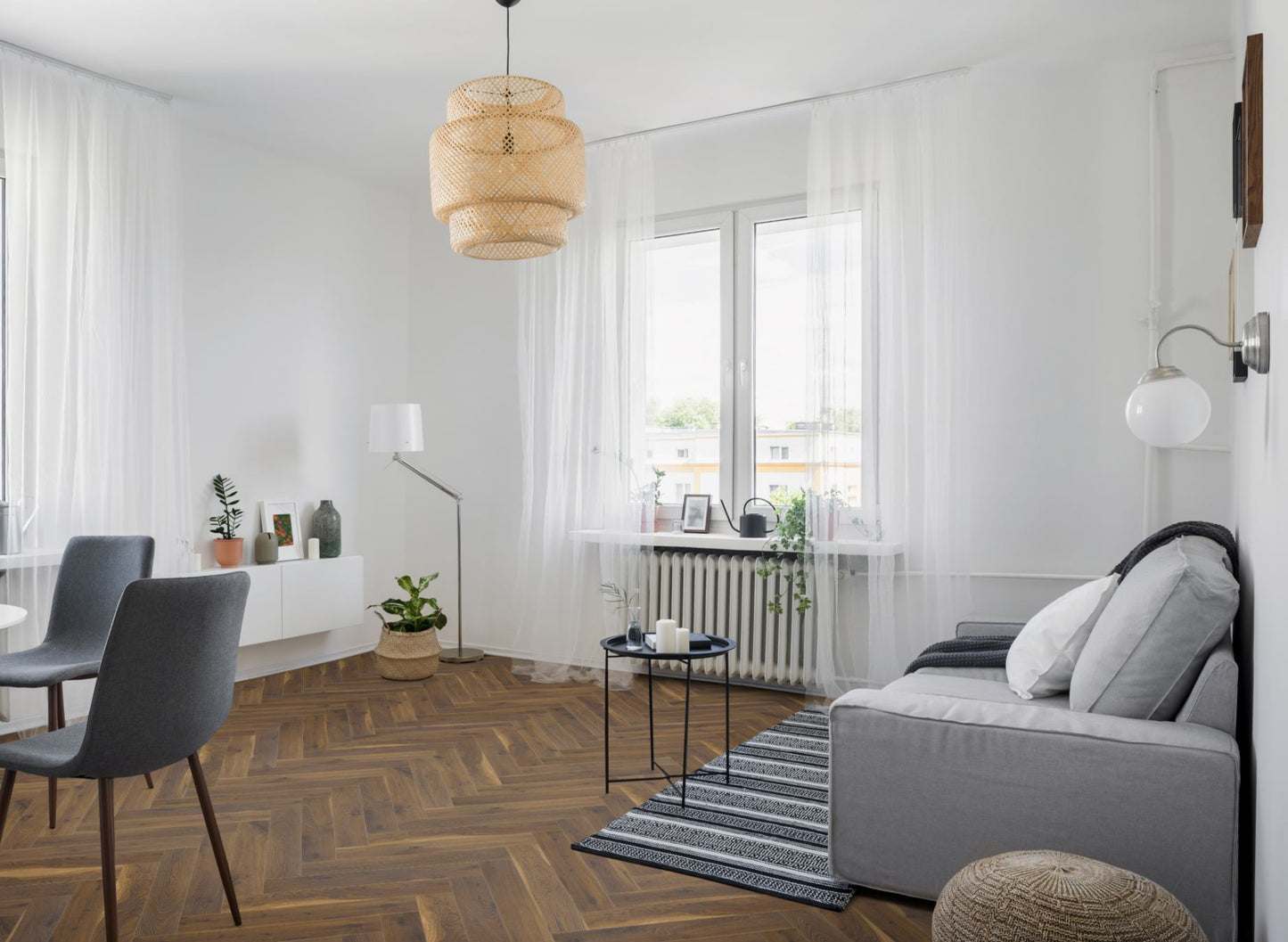 Lignum Fusion Premium Coffee Oak Herringbone