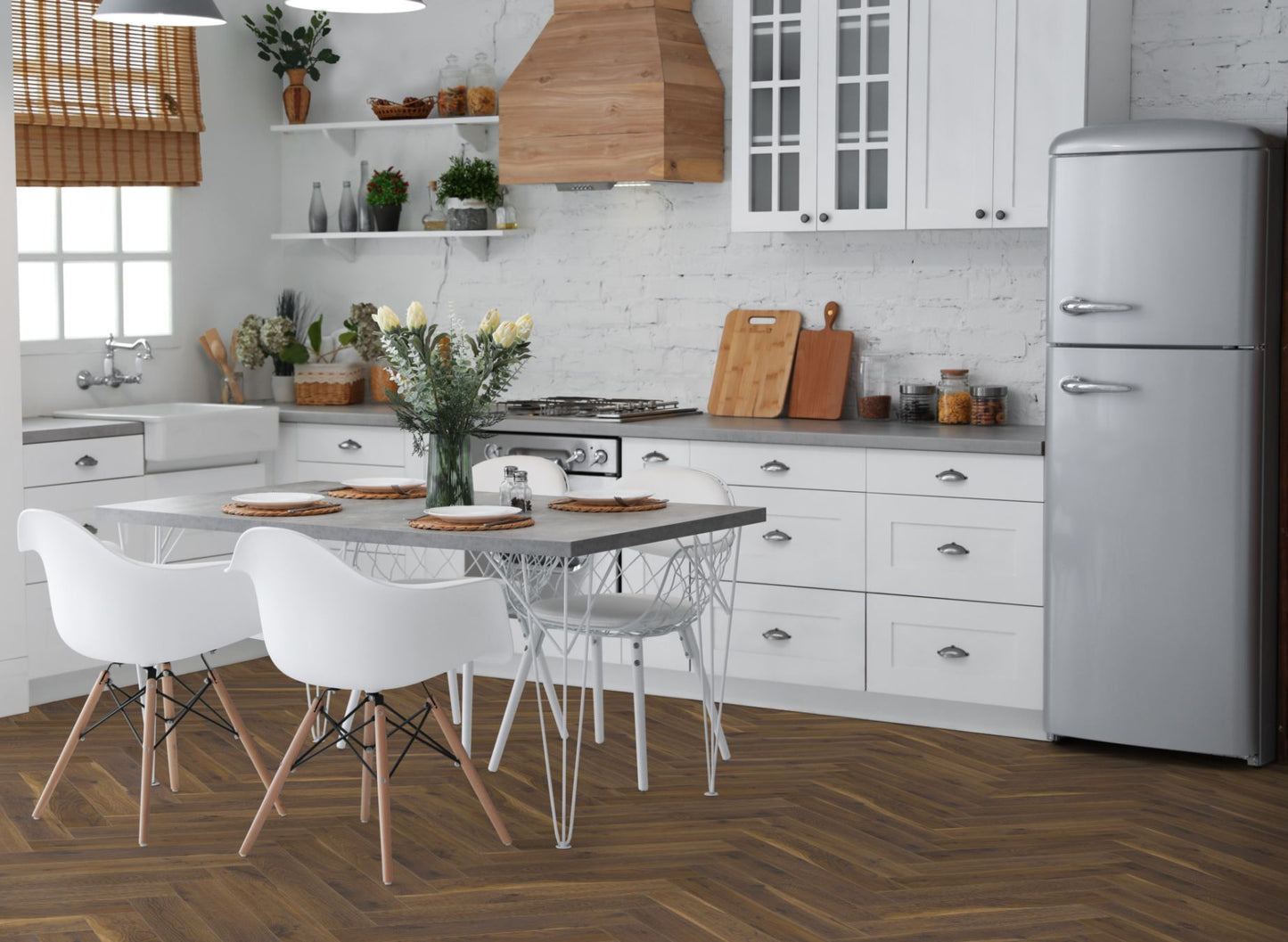 Lignum Fusion Premium Coffee Oak Herringbone