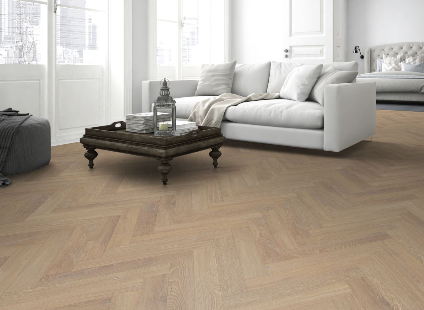 Lignum Fusion Premium Desert Oak Herringbone