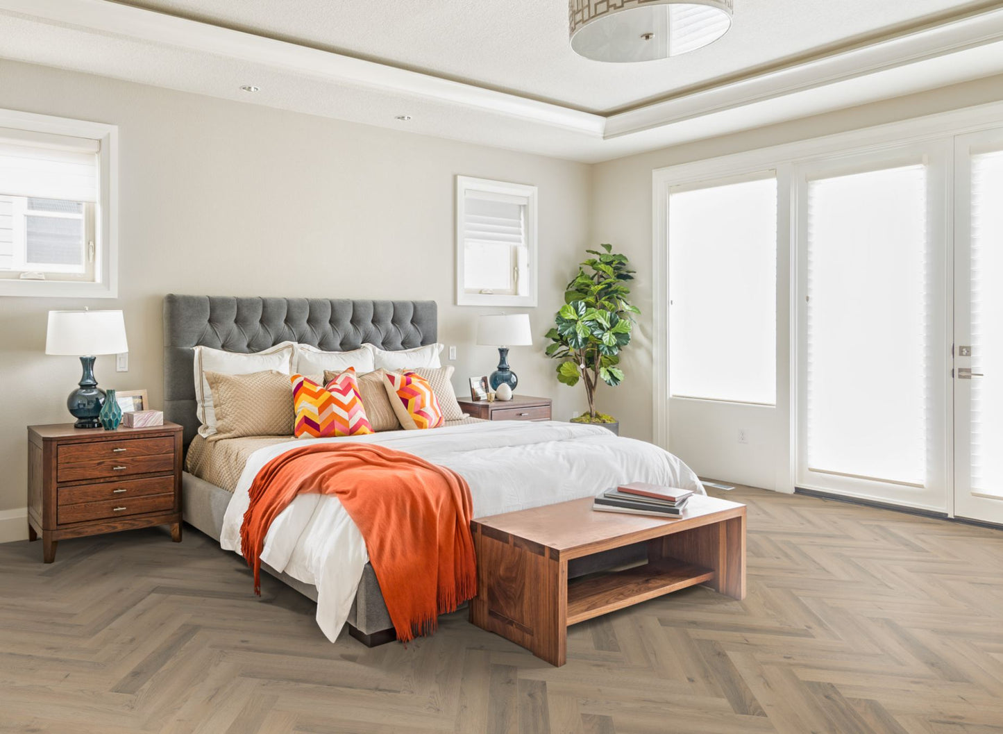 Lignum Fusion Premium Greige Oak Herringbone