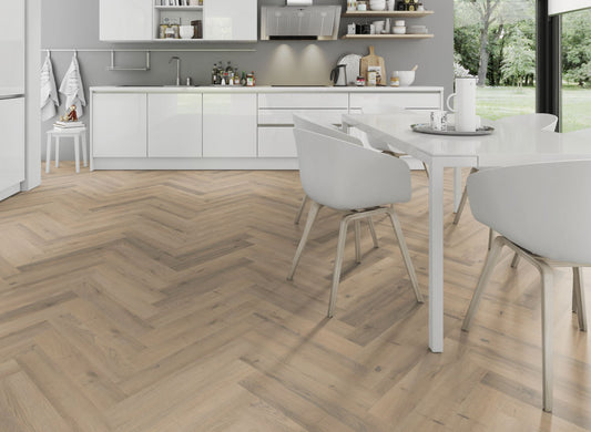 Lignum Fusion Premium Greige Oak Herringbone